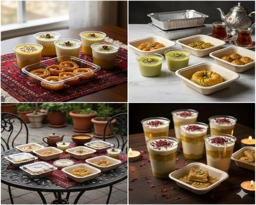 ظروف دسر یکبار مصرف-انواع مختلف