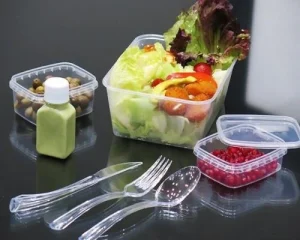 ظروف یکبار مصرف لاکچری 3 ظروف یکبار مصرف لاکچری-شفاف