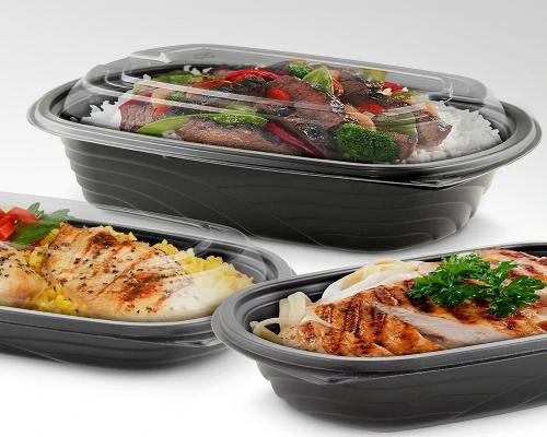 ظروف هات دلیوری و انواع آن-درب شفاف