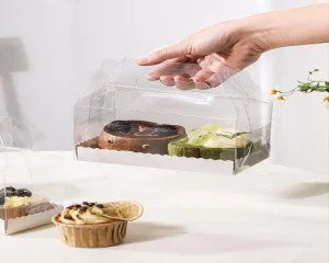 ظروف کریستالی بسته بندی شیرینی-باکس