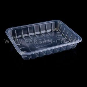ظرف ۱۴*۱۸ کوتاه سالاد ابعاد ۲.۵*۱۴*۱۴